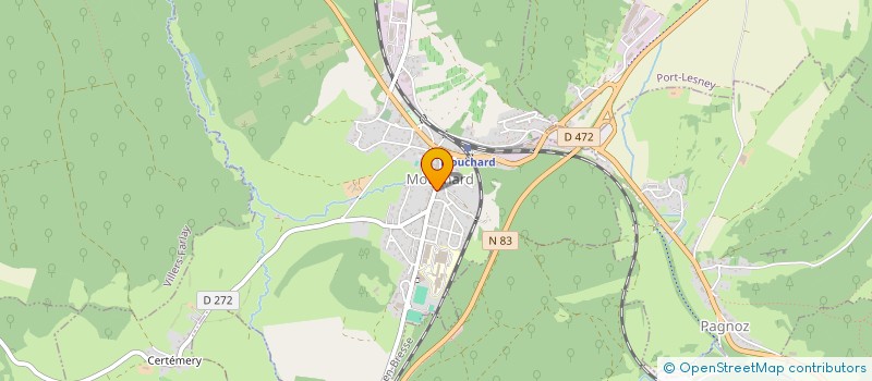 localisation de l'entreprise MADAME HARMONY DIARD  MOUCHARD