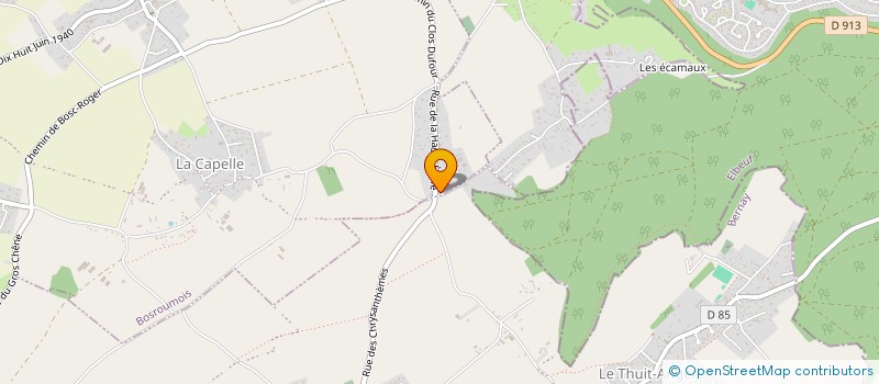 localisation de l'entreprise MADAME HARMONY DOUTRELEAU  BOSROUMOIS