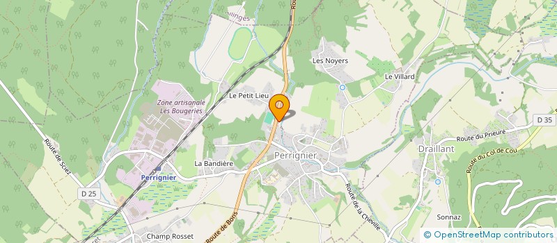 localisation de l'entreprise MADAME HARMONY LABOUDIT  PERRIGNIER