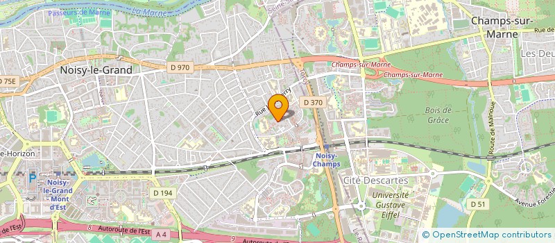 localisation de l'entreprise MADAME HARMONY LANGROMME HARMONY  NOISY-LE-GRAND