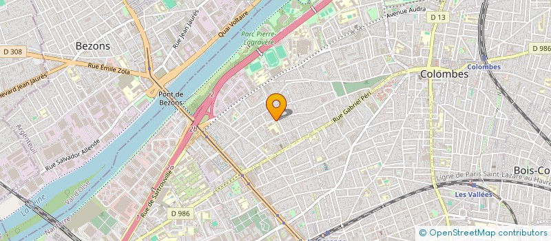 localisation de l'entreprise MADAME HARMONY LARCHER  COLOMBES