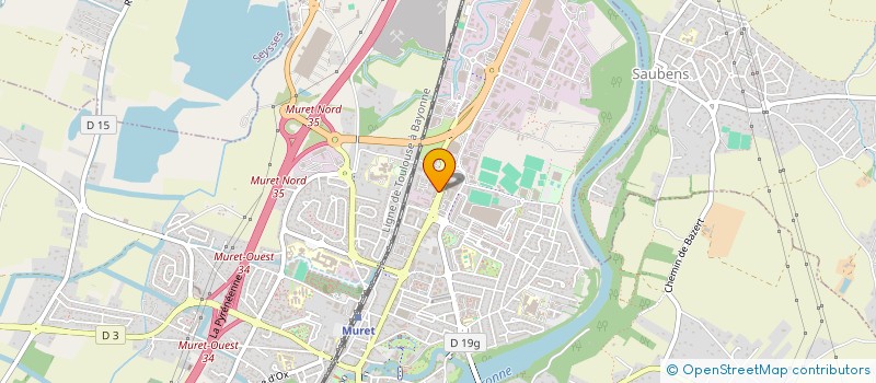 localisation de l'entreprise MADAME HARMONY LEBRETON  MURET