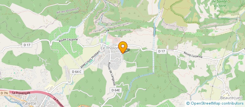 localisation de l'entreprise MADAME HARMONY LONG  LE THOLONET