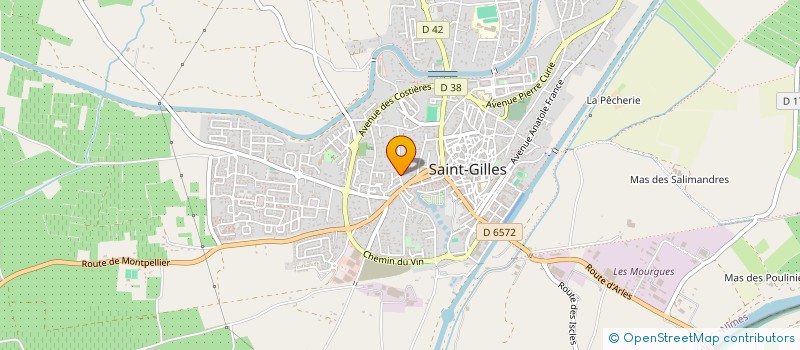 localisation de l'entreprise MADAME HARMONY MARSILLOUX  SAINT-GILLES