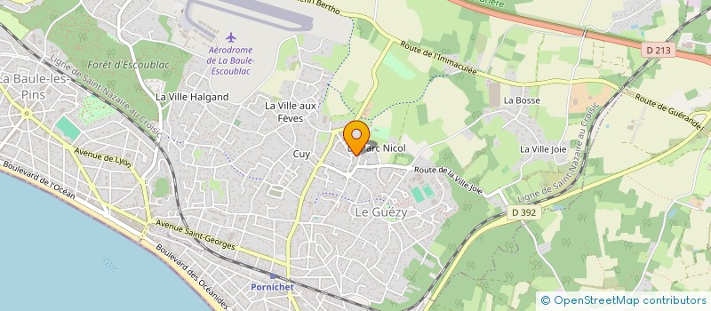 localisation de l'entreprise MADAME HARMONY RIVAL à LA BAULE-ESCOUBLAC