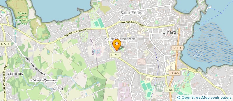 localisation de l'entreprise MADAME HARMONY ROLLAND  DINARD