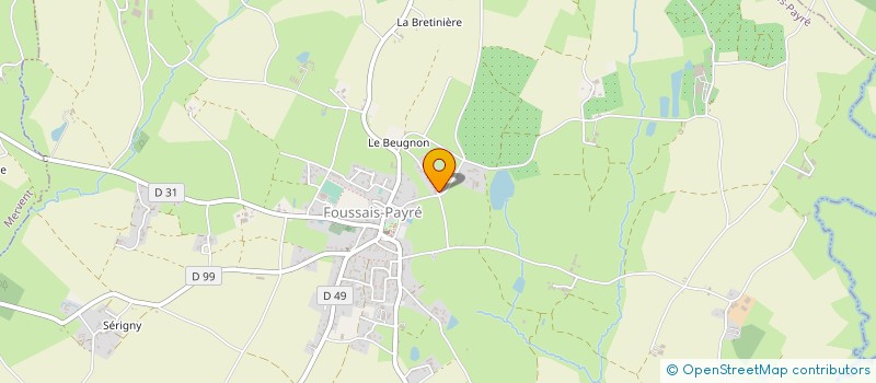 localisation de l'entreprise MADAME HARMONY ROY  FOUSSAIS-PAYRE