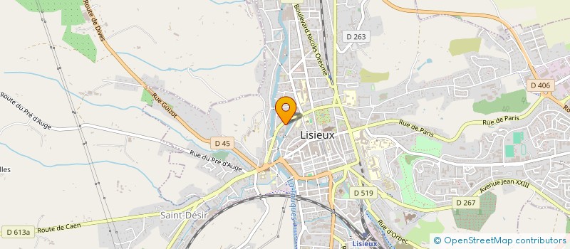 localisation de l'entreprise MADAME HARMONYE HEBERT  LISIEUX