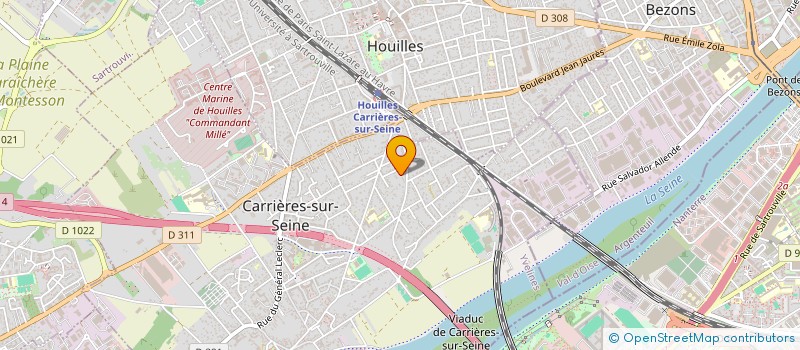 localisation de l'entreprise MADAME HARRIET CHARRUEAU  CARRIERES-SUR-SEINE