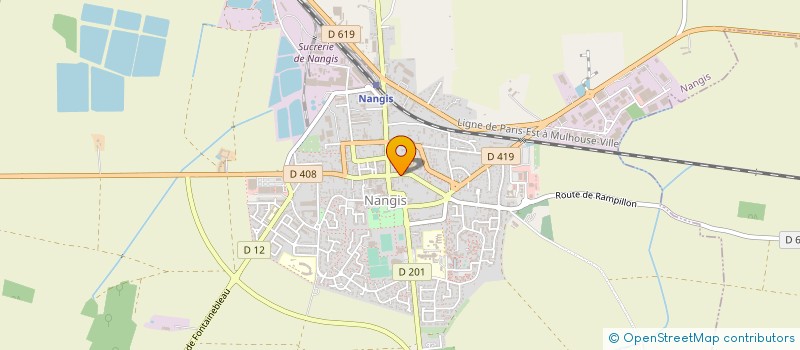 localisation de l'entreprise MADAME HARRIET THOMAS  NANGIS