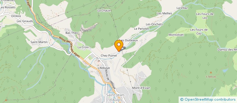 localisation de l'entreprise MADAME HARRIET WEBB  SAINT-JEAN-D'AULPS