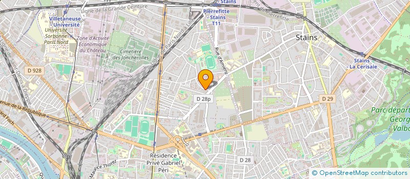 localisation de l'entreprise MADAME HARRY SANGARE à PIERREFITTE-SUR-SEINE