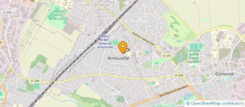 localisation de l'entreprise MADAME HARSANGEET KAUR  ARNOUVILLE