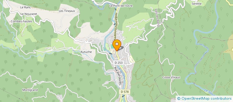 localisation de l'entreprise MADAME HASCAN CAYIR à VALS-LES-BAINS