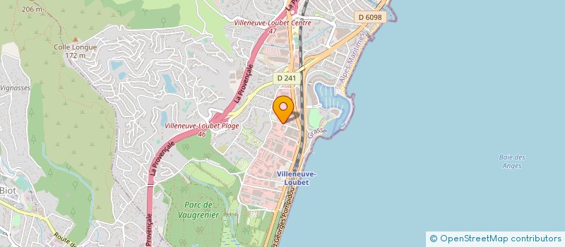 localisation de l'entreprise MADAME HASMICK LEVONIAN à VILLENEUVE-LOUBET