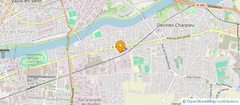 localisation de l'entreprise MADAME HASMIK ARUSTAMYAN  DECINES-CHARPIEU