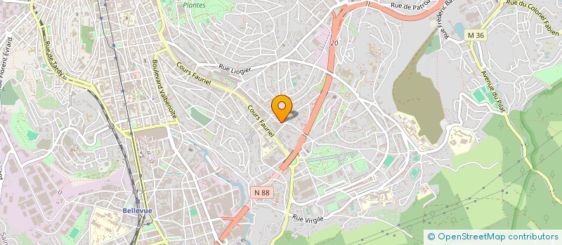 localisation de l'entreprise MADAME HASMIK SIMONYAN  SAINT-ETIENNE