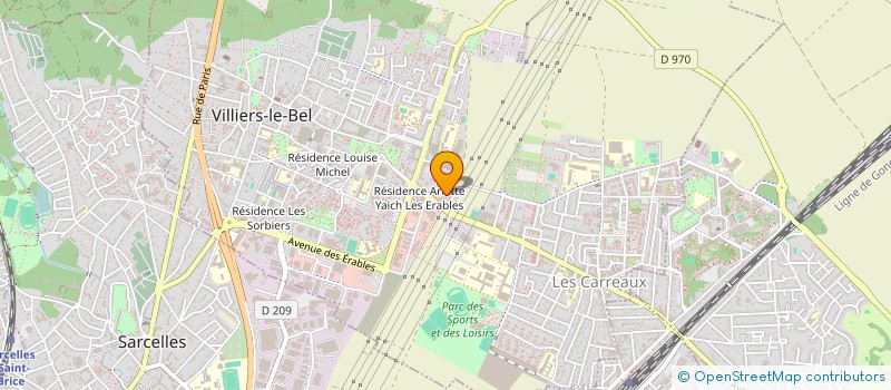 localisation de l'entreprise MADAME HASMINA HERY  VILLIERS-LE-BEL