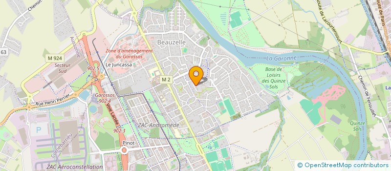 localisation de l'entreprise MADAME HASNA AHMAMAD  BEAUZELLE