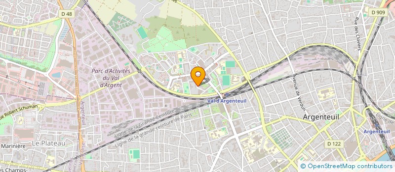 localisation de l'entreprise MADAME HASNA BENTAMOU  ARGENTEUIL