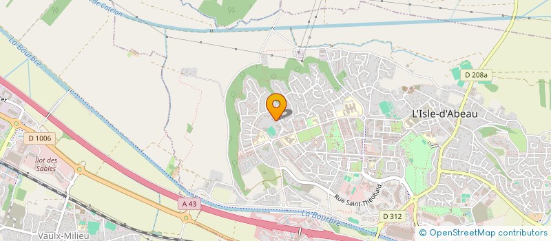 localisation de l'entreprise MADAME HASNA BENZAZA  L'ISLE-D'ABEAU