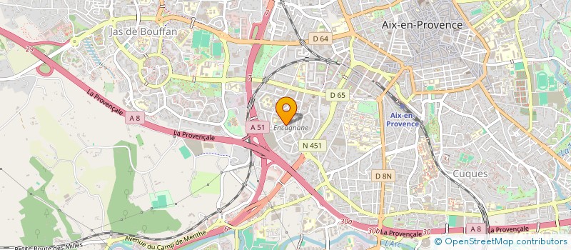 localisation de l'entreprise MADAME HASNA BENZORA à AIX-EN-PROVENCE