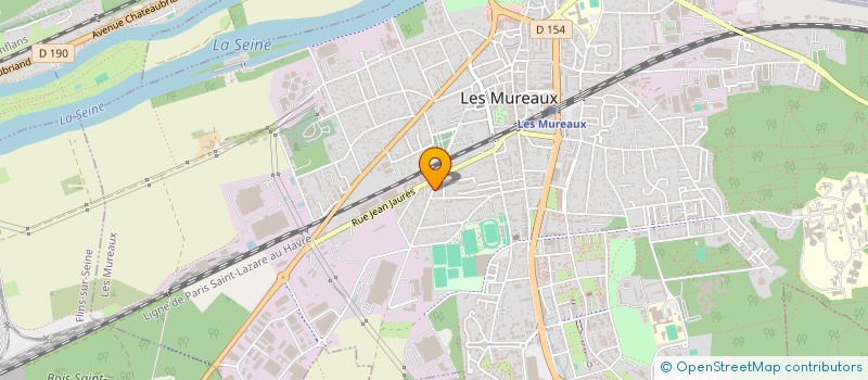 localisation de l'entreprise MADAME HASNA BOUJEMAAOUI à LES MUREAUX