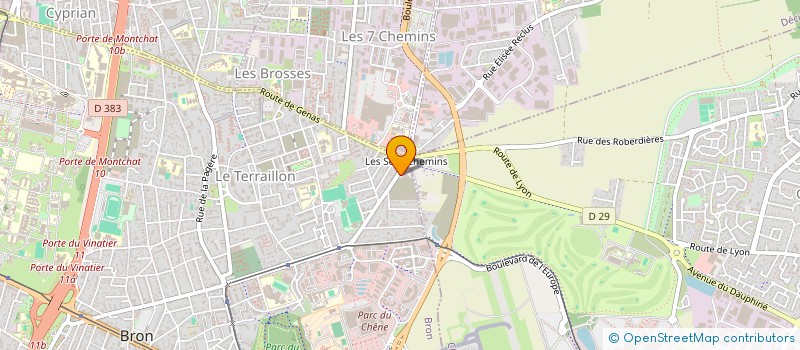 localisation de l'entreprise MADAME HASNA BRIKCI TANI  BRON