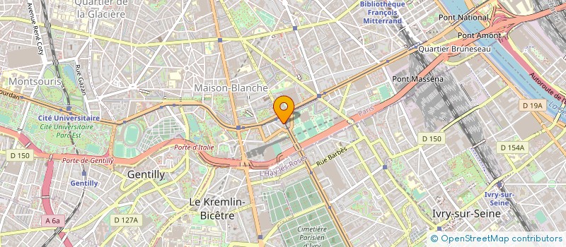 localisation de l'entreprise MADAME HASNA CHARCHOUF à PARIS