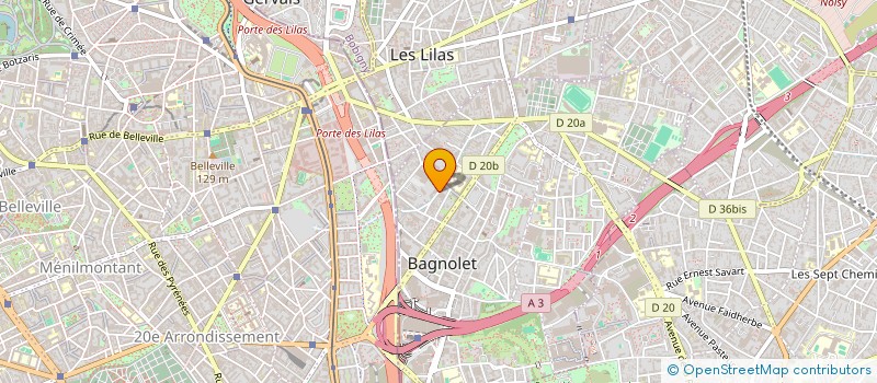 localisation de l'entreprise MADAME HASNA DABALEH MOHAMED à BAGNOLET