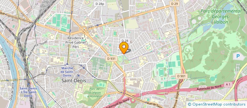 localisation de l'entreprise MADAME HASNA DJEHLANE à SAINT-DENIS