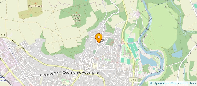 localisation de l'entreprise MADAME HASNA EL MELOUANI  COURNON-D'AUVERGNE