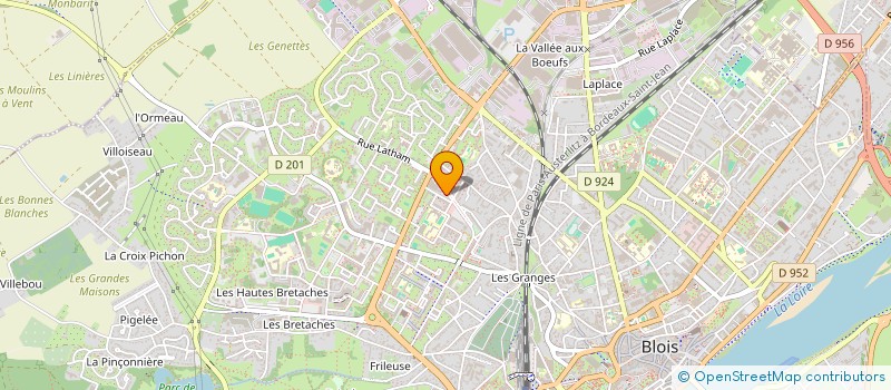 localisation de l'entreprise MADAME HASNA GHOMID  BLOIS
