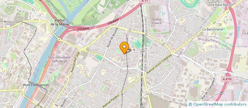 localisation de l'entreprise MADAME HASNA HAMAMI  ANGERS