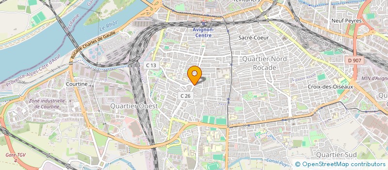 localisation de l'entreprise MADAME HASNA LAKHAL  AVIGNON