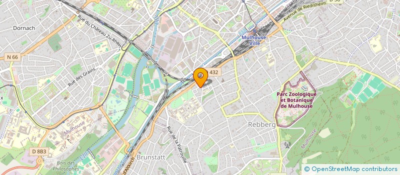 localisation de l'entreprise MADAME HASNA OUALI  MULHOUSE