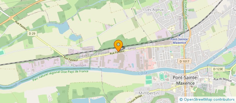 localisation de l'entreprise MADAME HASNA RAHIMI  PONT-SAINTE-MAXENCE