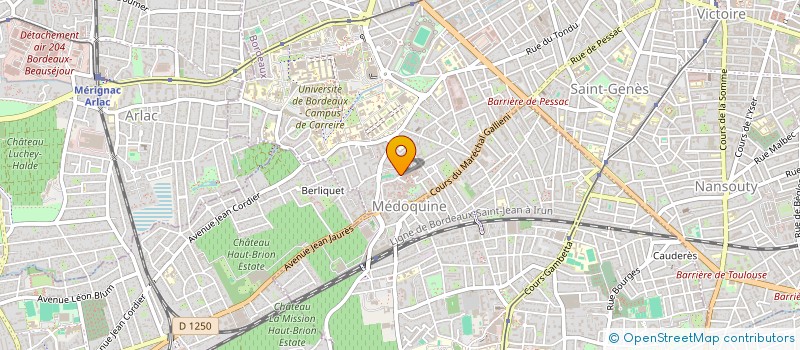 localisation de l'entreprise MADAME HASNA YOUSSOUFA  BORDEAUX