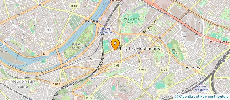 localisation de l'entreprise MADAME HASNAA AINKORER à ISSY-LES-MOULINEAUX