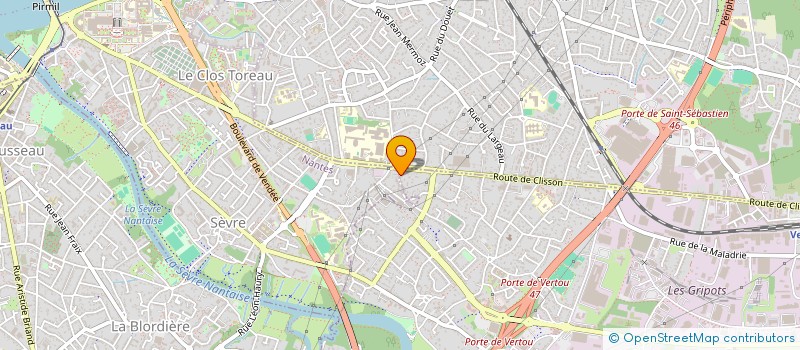 localisation de l'entreprise MADAME HASNAA BEN LAADAR à NANTES
