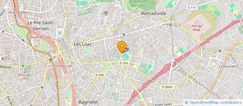 localisation de l'entreprise MADAME HASNAE CHNAIF à BAGNOLET