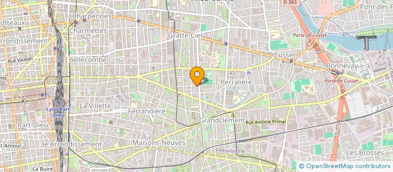 localisation de l'entreprise MADAME HASNAE EL HANBALI  VILLEURBANNE