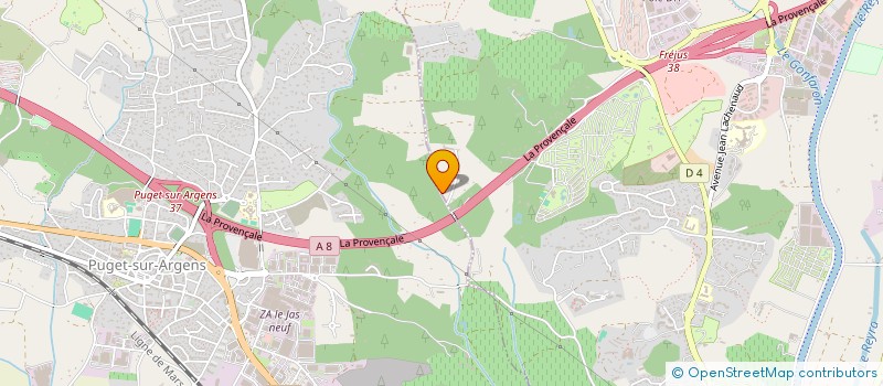 localisation de l'entreprise MADAME HASNIA BENAISSA à FREJUS