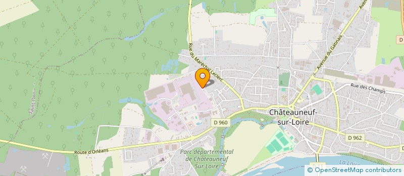 localisation de l'entreprise MADAME HASRET AYDIN à CHATEAUNEUF-SUR-LOIRE