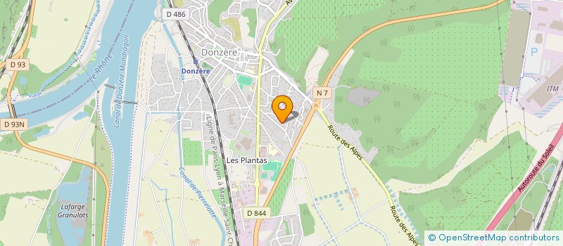 localisation de l'entreprise MADAME HASSANA BABA  DONZERE