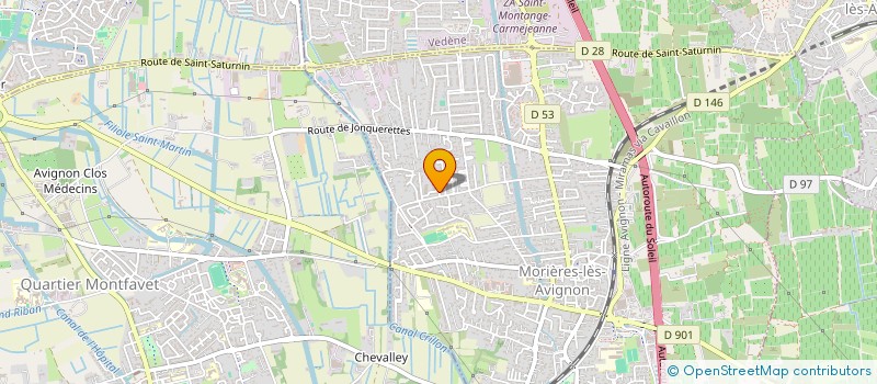 localisation de l'entreprise MADAME HASSANA BOUSBAL  MORIERES-LES-AVIGNON