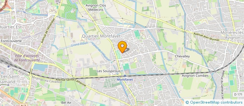 localisation de l'entreprise MADAME HASSANA ERRMILI  AVIGNON