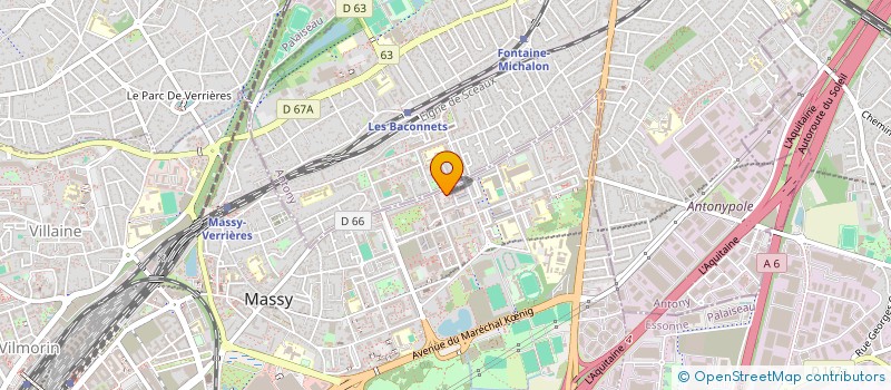 localisation de l'entreprise MADAME HASSANATI MAOULIDA à MASSY