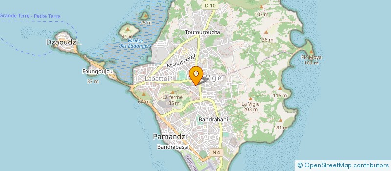 localisation de l'entreprise MADAME HASSANATI ZIRARI  DZAOUDZI