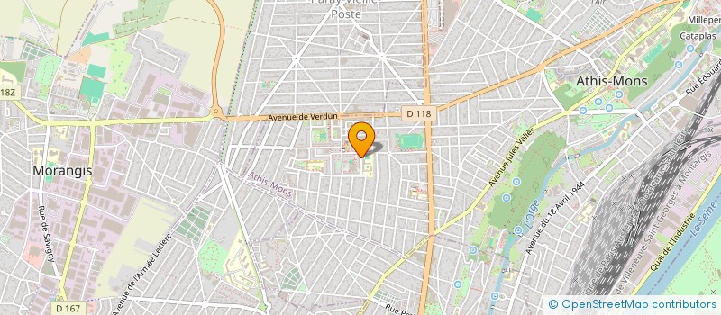 localisation de l'entreprise MADAME HASSANATOU DIALLO à ATHIS-MONS